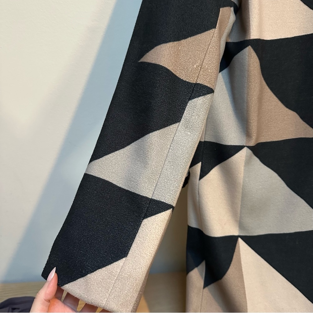 Mara Hoffman Color Block Neutral Car Coat small - Picture 9 of 17